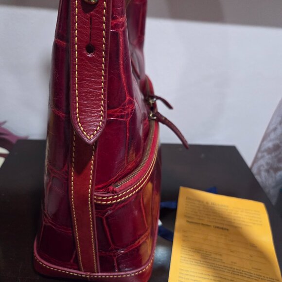 Dooney & Bourke leather zipper shoulder bag - Picture 6 of 16